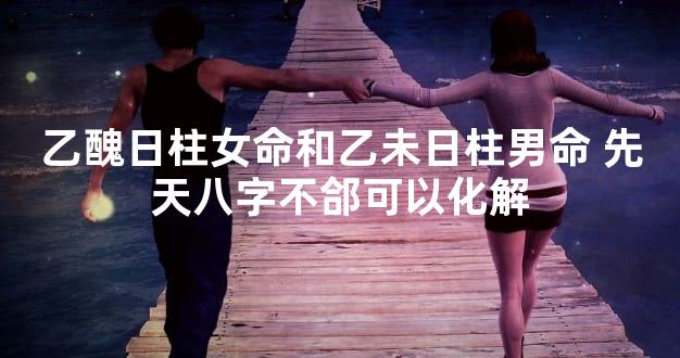 乙醜日柱女命和乙未日柱男命 先天八字不郃可以化解